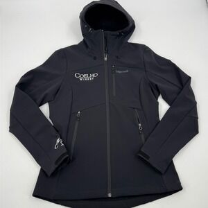 Marmot Coelho Winery Softshell‎ Hooded Jacket Black Women's Small